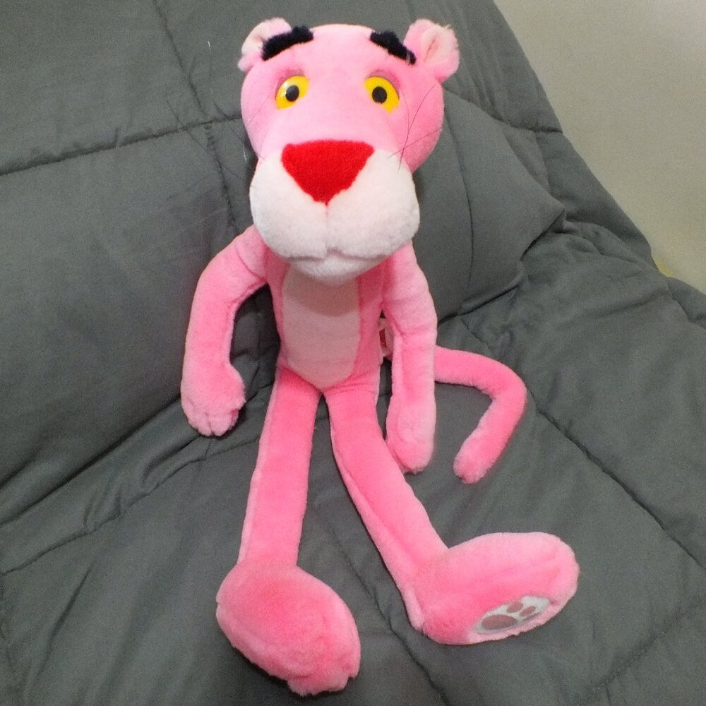 Vintage 1993 Dakin Pink Panther Plush Large Size Cartoon Stuffed Animal